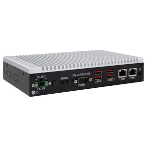 ARBOR SB-226-1J64 Fanless Computer with Intel Elkhart Lake J6412 CPU, 2x GbE LAN, 4 GB memory, multiple I/O